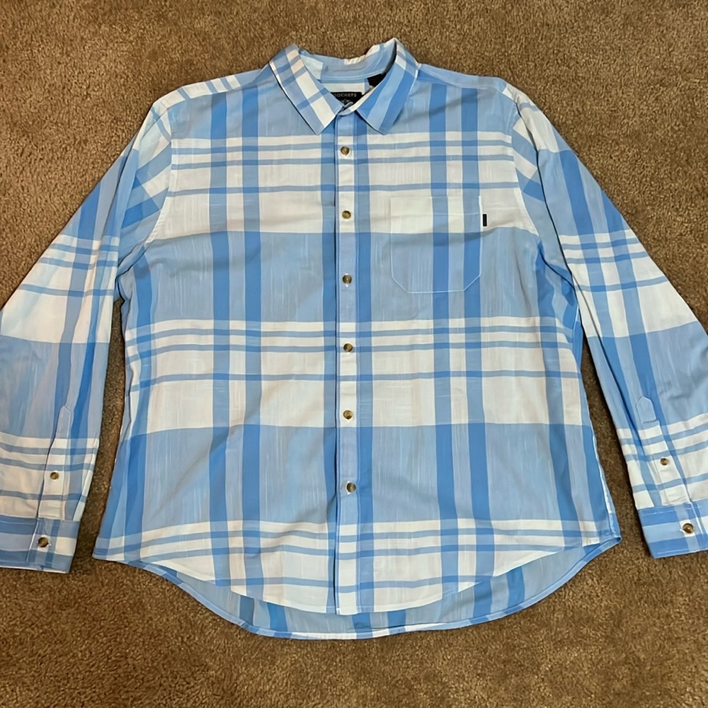 Dockers long sleeve button down shirt-size XL
